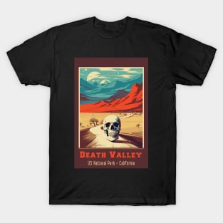 Death Valley National Park Vintage Travel  Poster T-Shirt